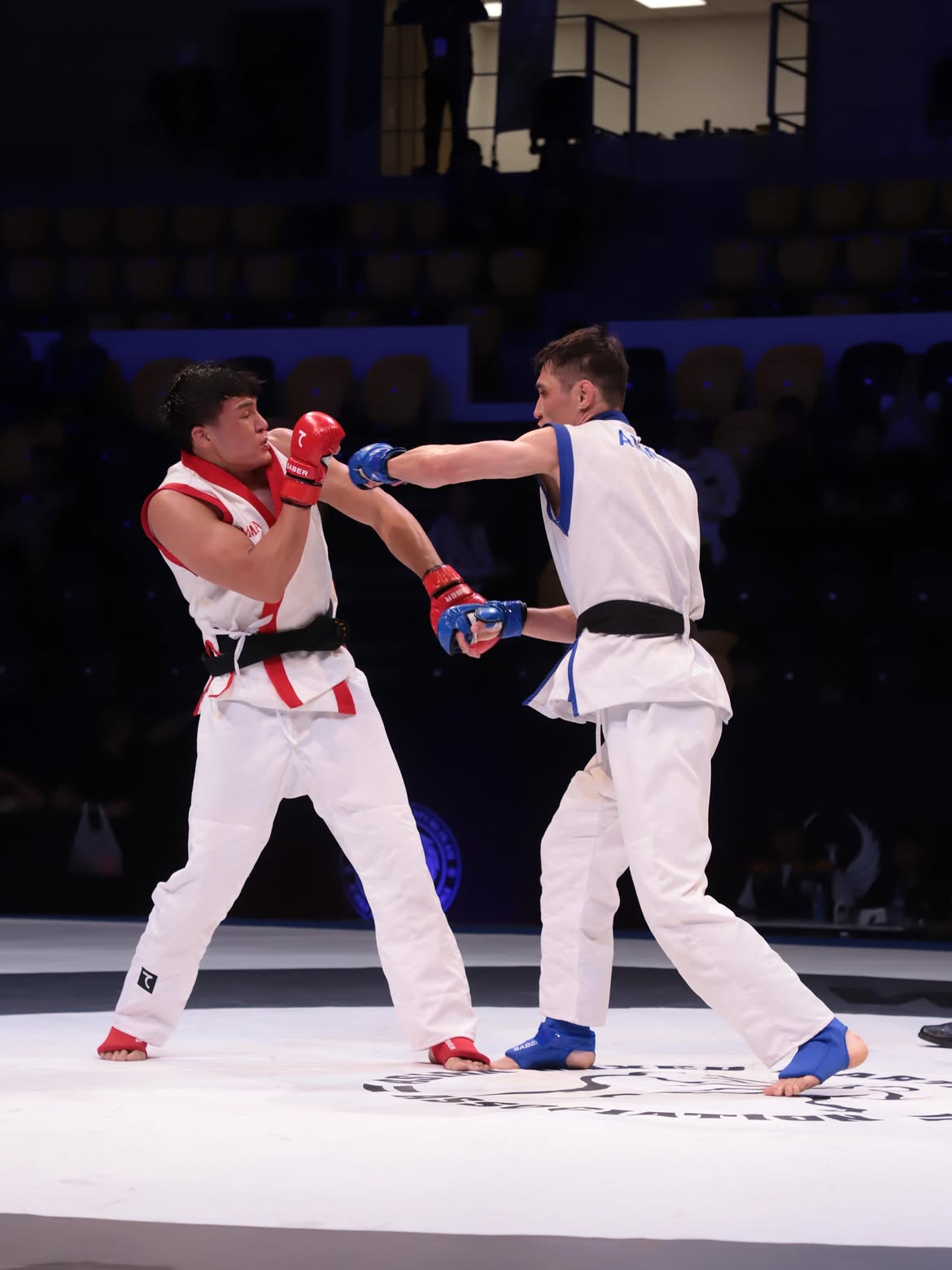 Поединок на чемпионате Азии по ММА